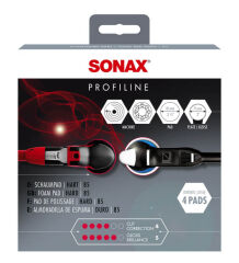 Sonax SchaumPad hart Polierschwamm 85mm - 4er Set